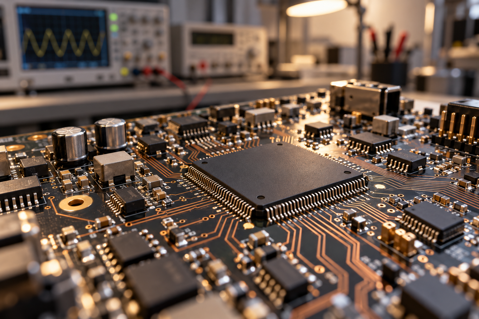Circuito elettronico con microcontrollore